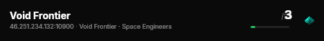 Void Frontier live status badge