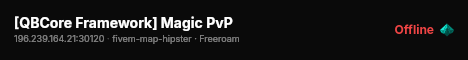 [QBCore Framework] Magic PvP live status badge