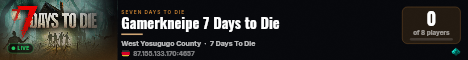 Gamerkneipe 7 Days to Die live status badge