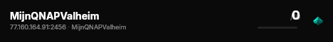 MijnQNAPValheim live status badge