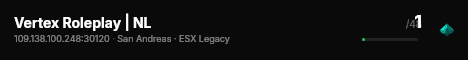 Vertex Roleplay | NL live status badge