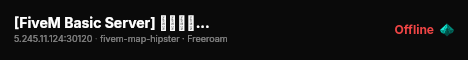 [FiveM Basic Server] استفهام5# live status badge