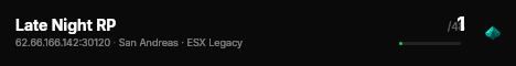 Late Night RP live status badge