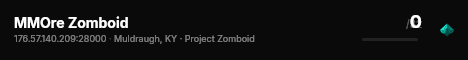 MMOre Zomboid live status badge
