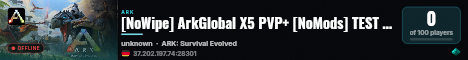 [NoWipe] ArkGlobal X5 PVP+ [NoMods] TEST - (v361.7) live status badge