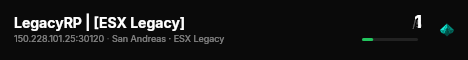 LegacyRP | [ESX Legacy] live status badge