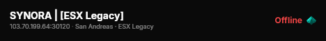 SYNORA | [ESX Legacy] live status badge