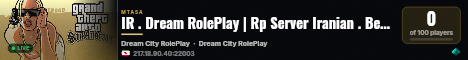 IR . Dream RolePlay | Rp Server Iranian . Best Rp . Best FPS live status badge