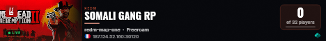 SOMALI GANG RP live status badge