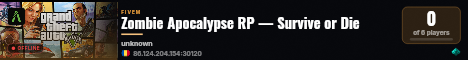 Zombie Apocalypse RP — Survive or Die live status badge