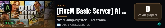 [FiveM Basic Server] Al Morouj City live status badge