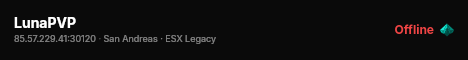 LunaPVP live status badge