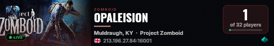 OPALEISION live status badge