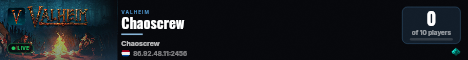 Chaoscrew live status badge