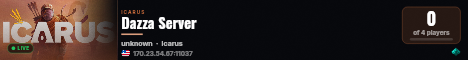 Dazza Server live status badge