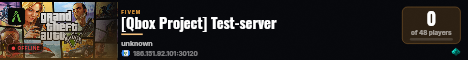 [Qbox Project] Test-server live status badge