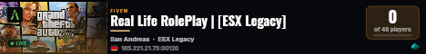 Real Life RolePlay | [ESX Legacy] live status badge