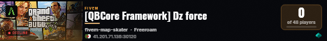 [QBCore Framework] Dz force live status badge