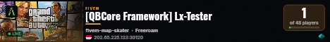 [QBCore Framework] Lx-Tester live status badge