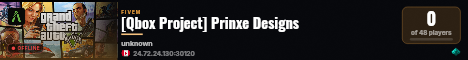 [Qbox Project] Prinxe Designs live status badge