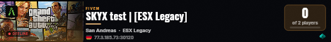 SKYX test | [ESX Legacy] live status badge