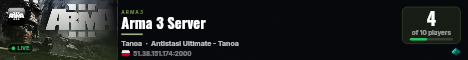 Arma 3 Server live status badge