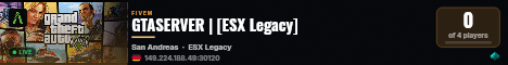 GTASERVER | [ESX Legacy] live status badge
