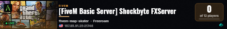 [FiveM Basic Server] Shockbyte FXServer live status badge
