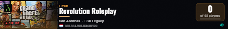Revolution Roleplay live status badge