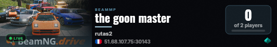 the goon master live status badge