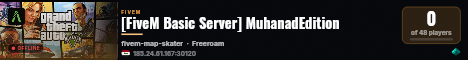 [FiveM Basic Server] MuhanadEdition live status badge