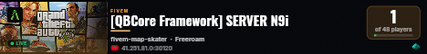 [QBCore Framework] SERVER N9i live status badge