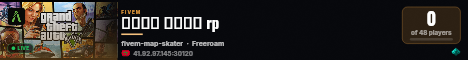 My FXServer Project live status badge