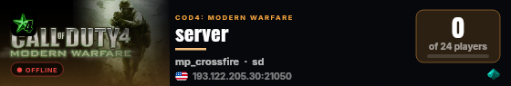 server live status badge