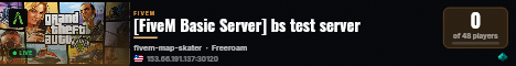 [FiveM Basic Server] bs test server live status badge