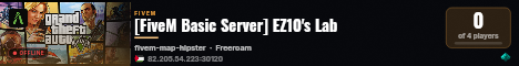 [FiveM Basic Server] EZ10's Lab live status badge