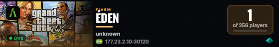 ÉDEN live status badge