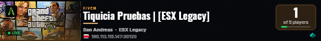 Tiquicia Pruebas | [ESX Legacy] live status badge