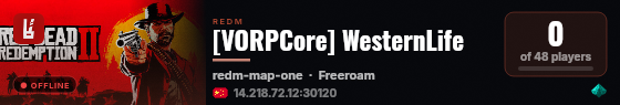 [VORPCore] WesternLife live status badge