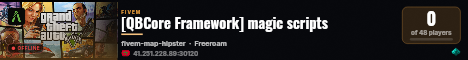 [QBCore Framework] magic scripts live status badge