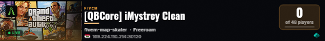 [QBCore] iMystrey Clean live status badge