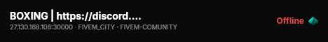 BOXING | https://discord.gg/FHn4feV live status badge