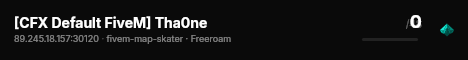 [CFX Default FiveM] Tha0ne live status badge