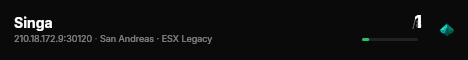 Singa live status badge