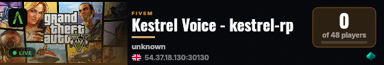 Kestrel Voice - kestrel-rp live status badge