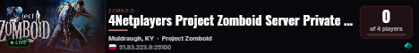 4Netplayers Project Zomboid Server Private Towelfaces Die Tutor live status badge