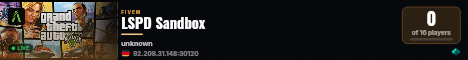 LSPD Sandbox live status badge