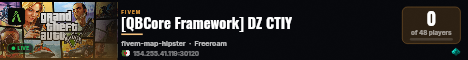 [QBCore Framework] DZ CTIY live status badge