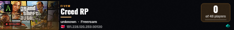 Creed RP live status badge