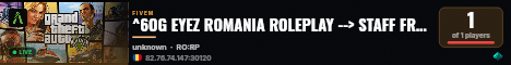 ^6OG EYEZ ROMANIA ROLEPLAY --> STAFF FREE , VQ BACK live status badge